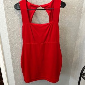 Red Bodycon dress. Lulus.